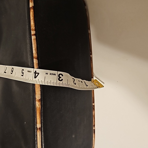 Brahmin Small Shoulder Purse/ Bag Black and Tan - Picture 10 of 16